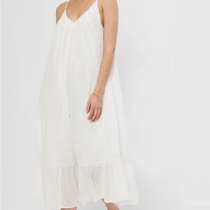 Gap White Sleeveless Dress